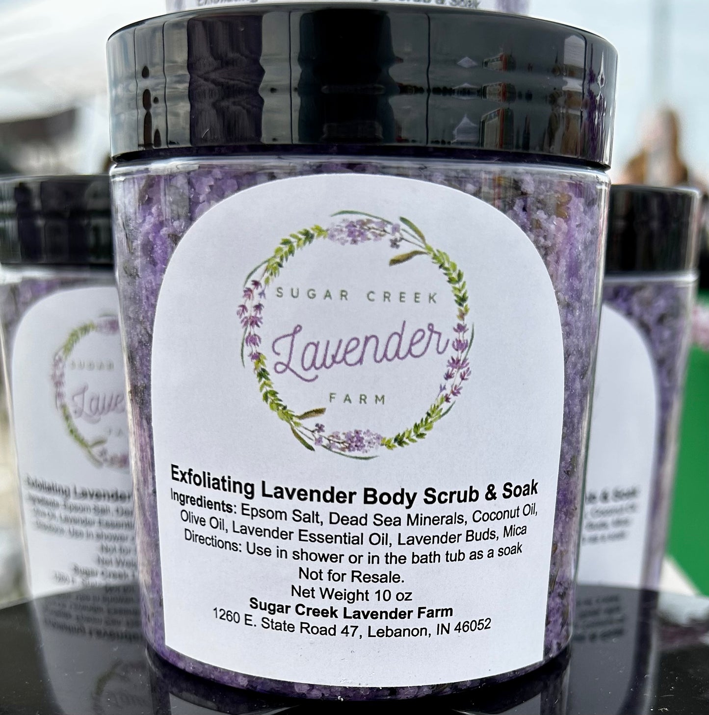 Exfoliating Lavender Body Scrub and Soak